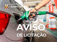 AVISO DE LICITAÇÃO COMBUSTÍVEL