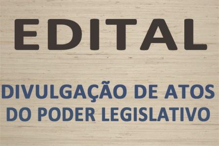 Edital de Licitação.