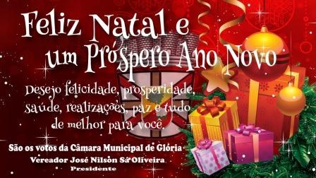 MENSAGEM DE NATAL E ANO NOVO À POPULAÇÃO DE MATELÂNDIA. — Câmara