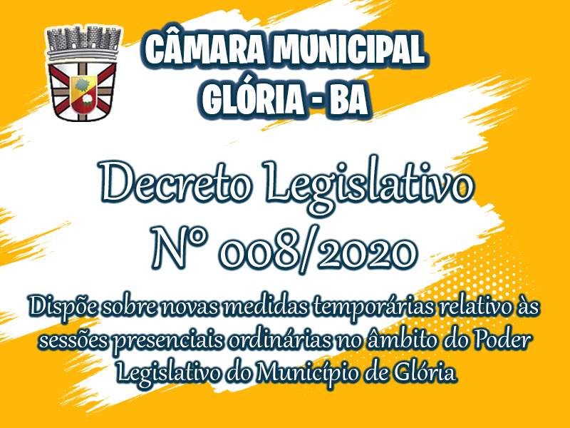 DECRETO LEGISLATIVO Nº 008/2020