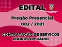 EDITAL DO PREGÃO PRESENCIAL Nº 002/2021