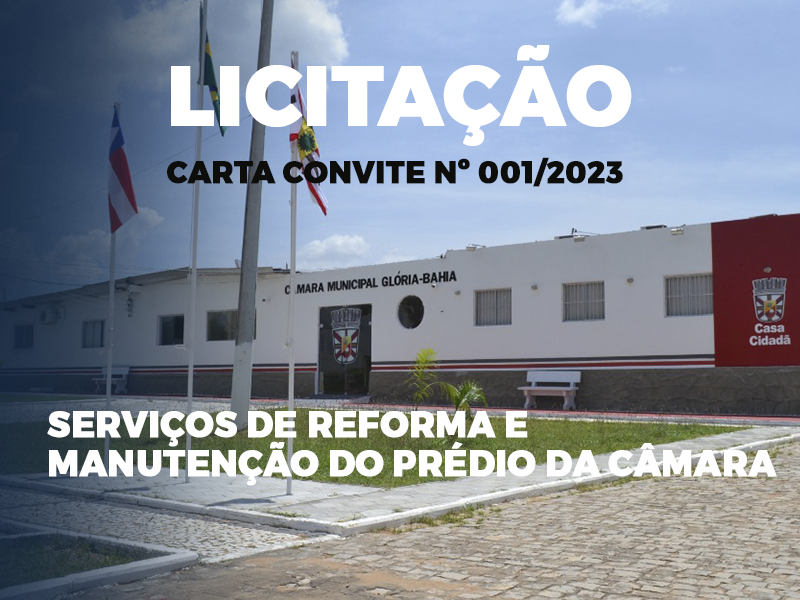 LICITAÇÃO - CARTA CONVITE N° 001/2023