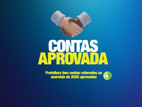 Prefeito tem contas 2020 aprovadas